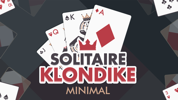 Solitaire Klondike Minimal Logo